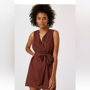 Anthropologie Sunday in Brooklyn Brown Lien Dress